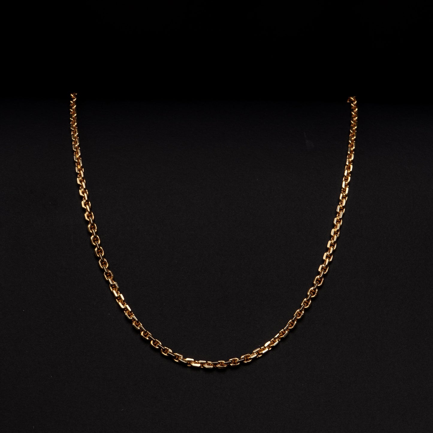 18k Yellow Gold Rolo Necklace