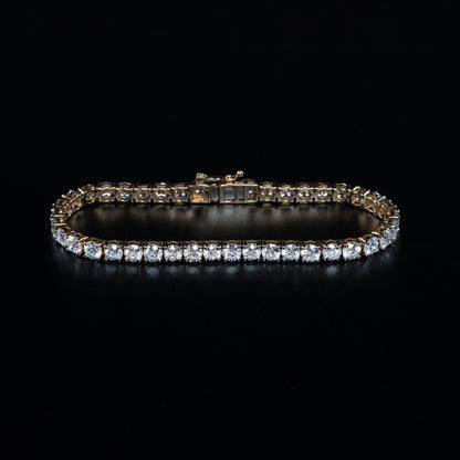 14k White Gold Lab Grown Diamond Tennis Bracelet