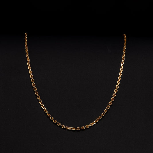 18k Yellow Gold Rolo Necklace